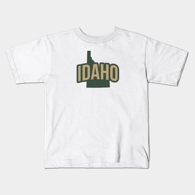 idaho Kids T-Shirt by Novel_Designs